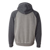 J. America Men's Smoke Heather/Charcoal Heather Vintage Heather Hooded Sweatshirt