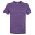 Jerzees Men's Purple Snow Heather Jersey Crew T-Shirt