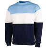 Charles River Unisex Light Blue/White/Navy Westerly Crew