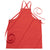 Edwards Red 3-Pocket Twill Bib Apron