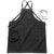 Edwards Black Denim 3-Pocket Denim Bib Apron