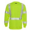 ML Kishigo Men's Lime Class 3 Long Sleeve T-Shirt