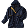 Charles River Men's True Navy/Yellow New Englander Rain Jacket