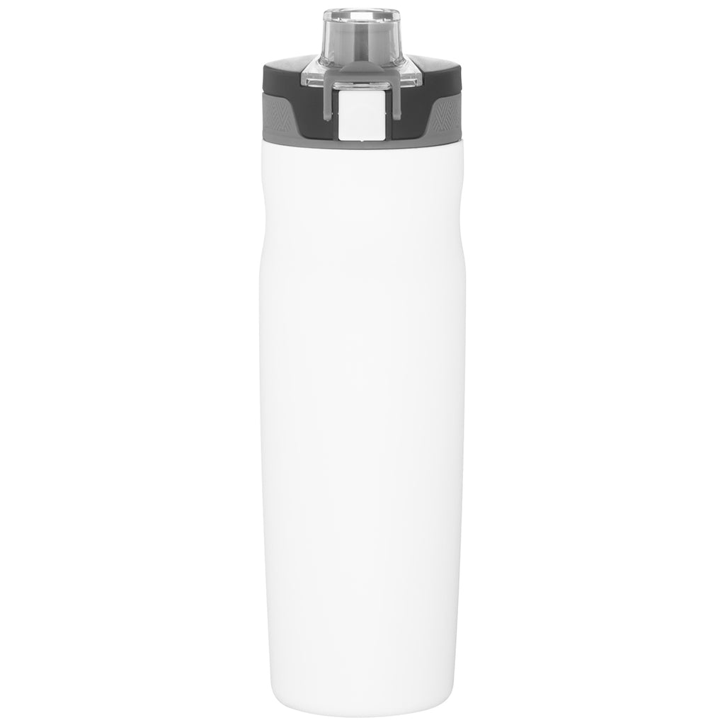 H2Go Matte White Jolt 20.9 oz Water Bottle