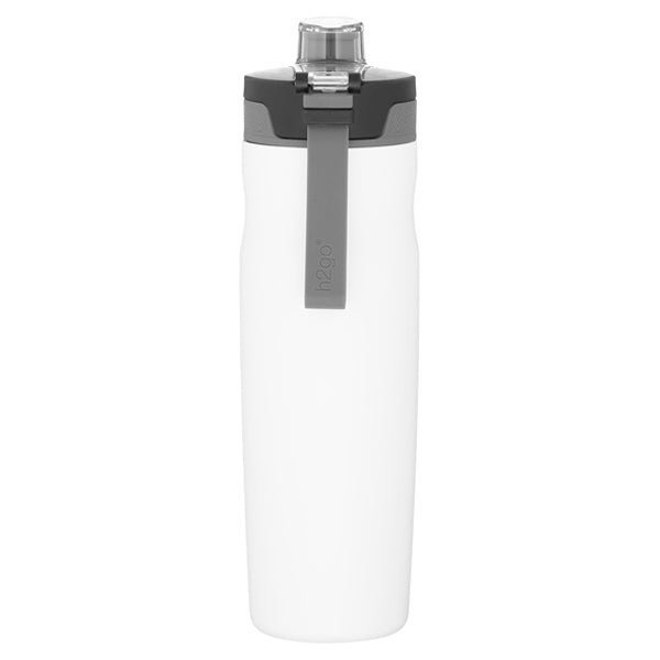 H2Go Matte White Jolt 20.9 oz Water Bottle