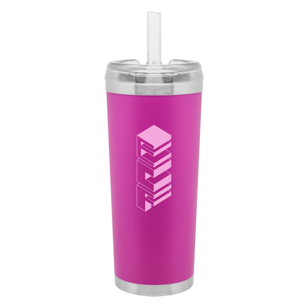 ETS Matte Pink Brooklyn Tumbler - 24oz