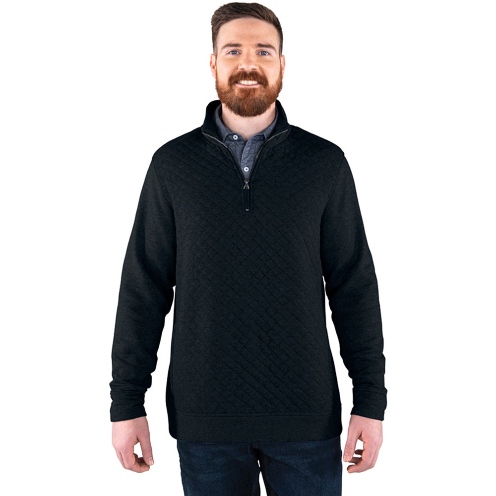 Charles River Men's Navy Franconia Quilted Pullover