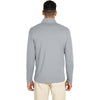 Charles River Men's Light Grey Heathered Eco-Logic Stretch Quarter Zip