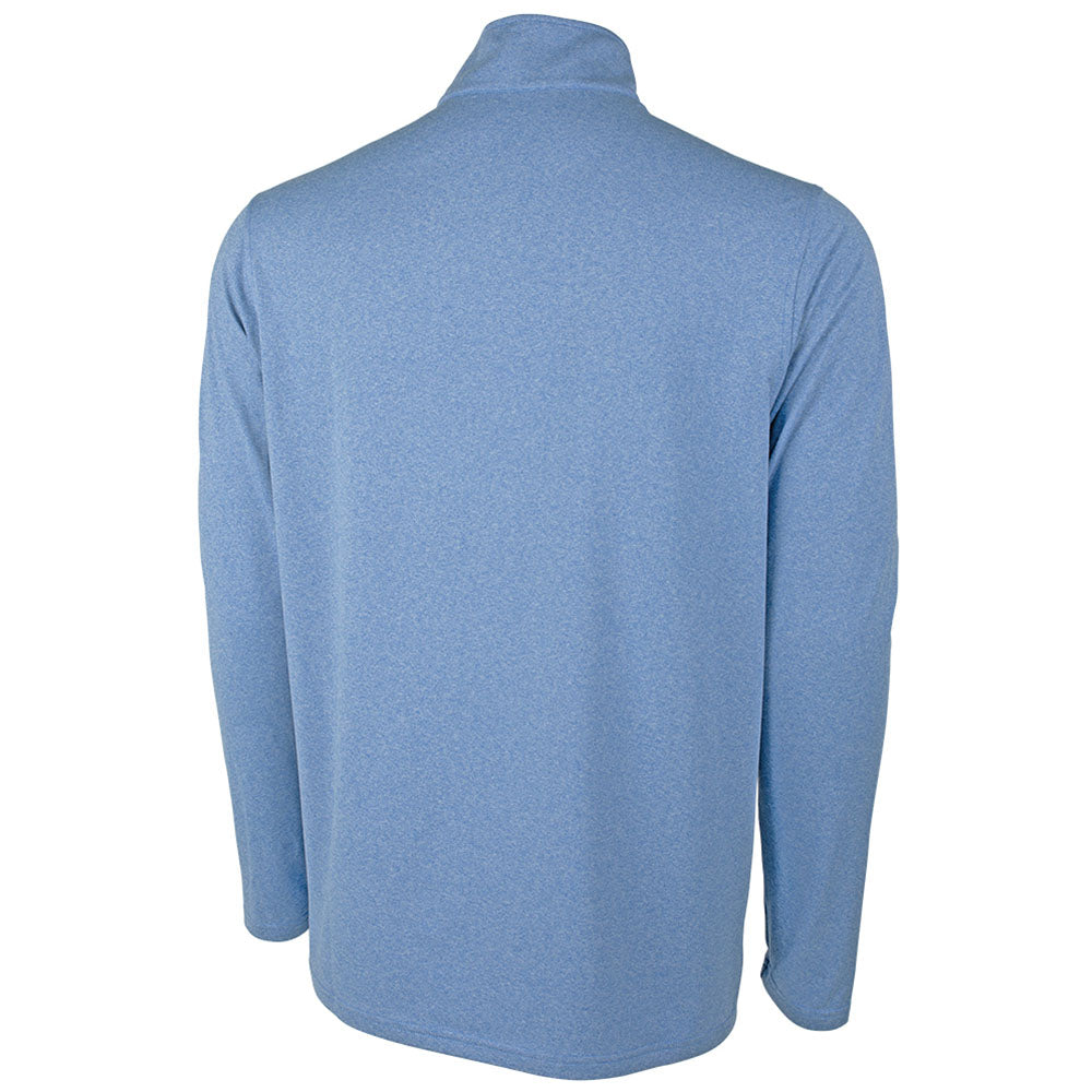 Charles River Men's Royal Blue Heathered Eco-Logic Stretch Quarter Zip