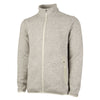 Charles River Men's Oatmeal Heather Heathered Fleece Jacket