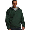 Charles River Men's Forest Tradesman Thermal Full Zip Sweatshirt