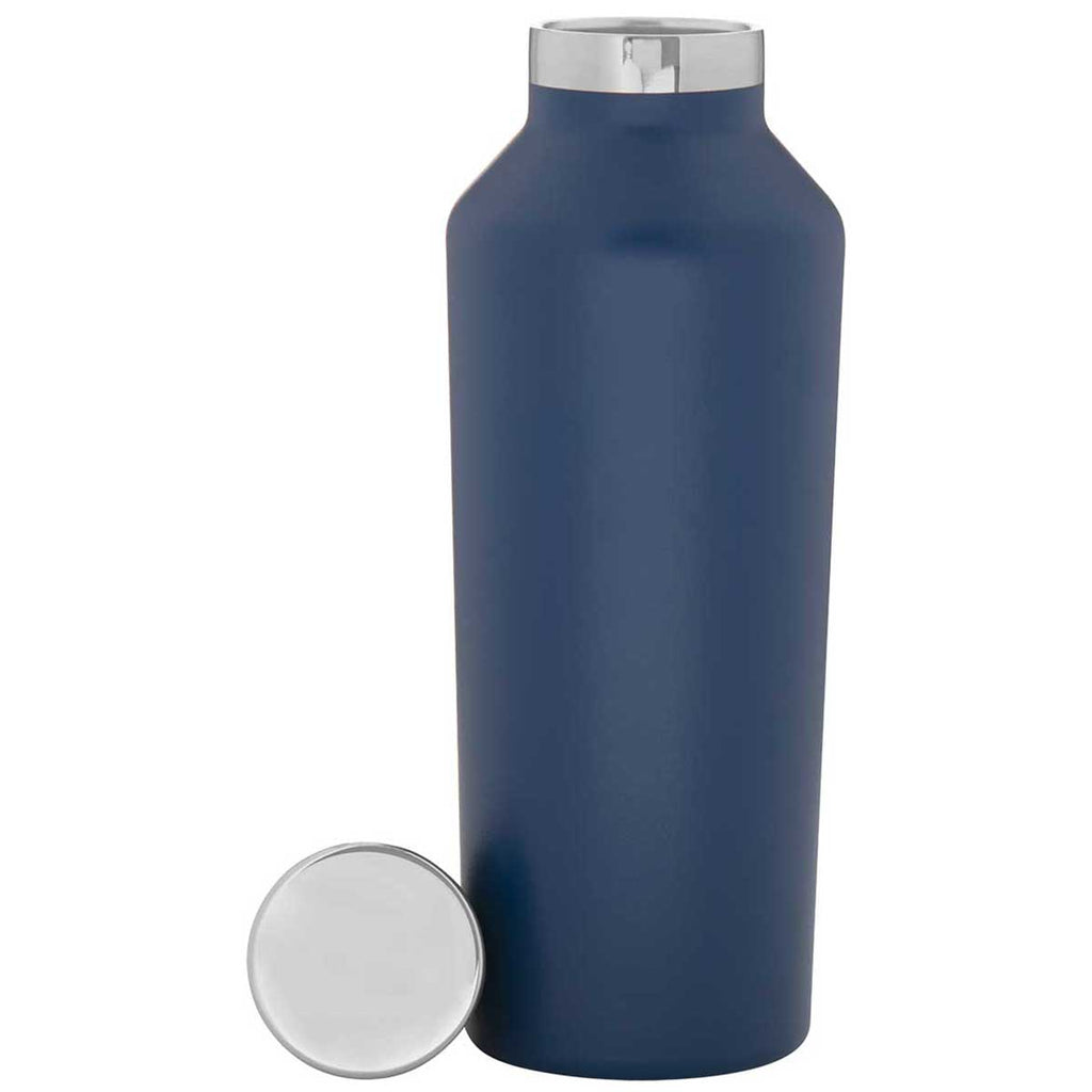 H2Go Matte Navy 16.9 oz Manhattan Stainless Steel Bottle