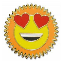 Heart Eyes Hard Enamel Pin (Miniature Edition)