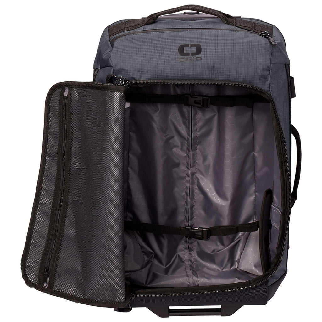 OGIO Diesel Grey Passage Wheeled Carry-On Duffel