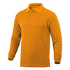 BAW Men's Gold Classic Long Sleeve Pique Polo