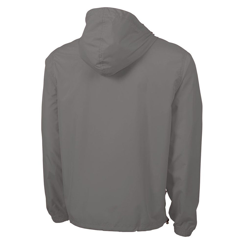 Charles River Men's Grey Pack-N-Go Pullover