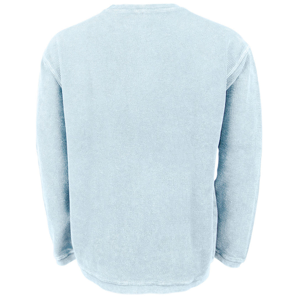 Charles River Men's Chambray Camden Crew Neck Sweatshirt