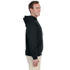 Jerzees Men's Black 8 Oz. Nublend Fleece Pullover Hood