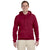 Jerzees Men's Cardinal 8 Oz. Nublend Fleece Pullover Hood