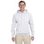 Jerzees Men's White 8 Oz. Nublend Fleece Pullover Hood