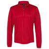 adidas Men's Power Red Lightweight Quarter Zip