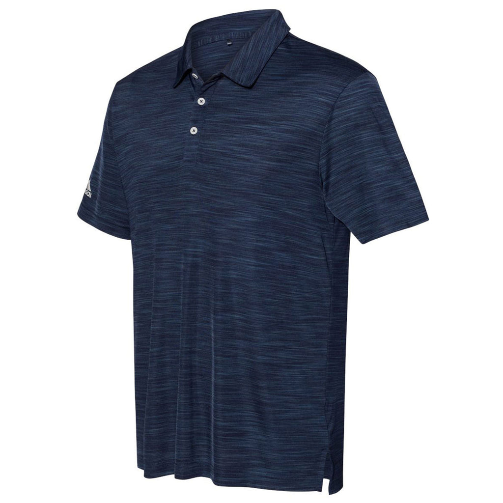 adidas Men's Collegiate Navy Melange Sport Polo