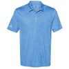 adidas Men's Lucky Blue Melange Sport Polo