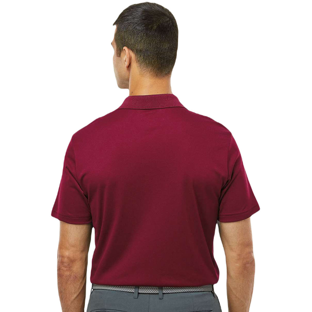 Adidas Men's Collegiate Burgundy Basic Sport Polo