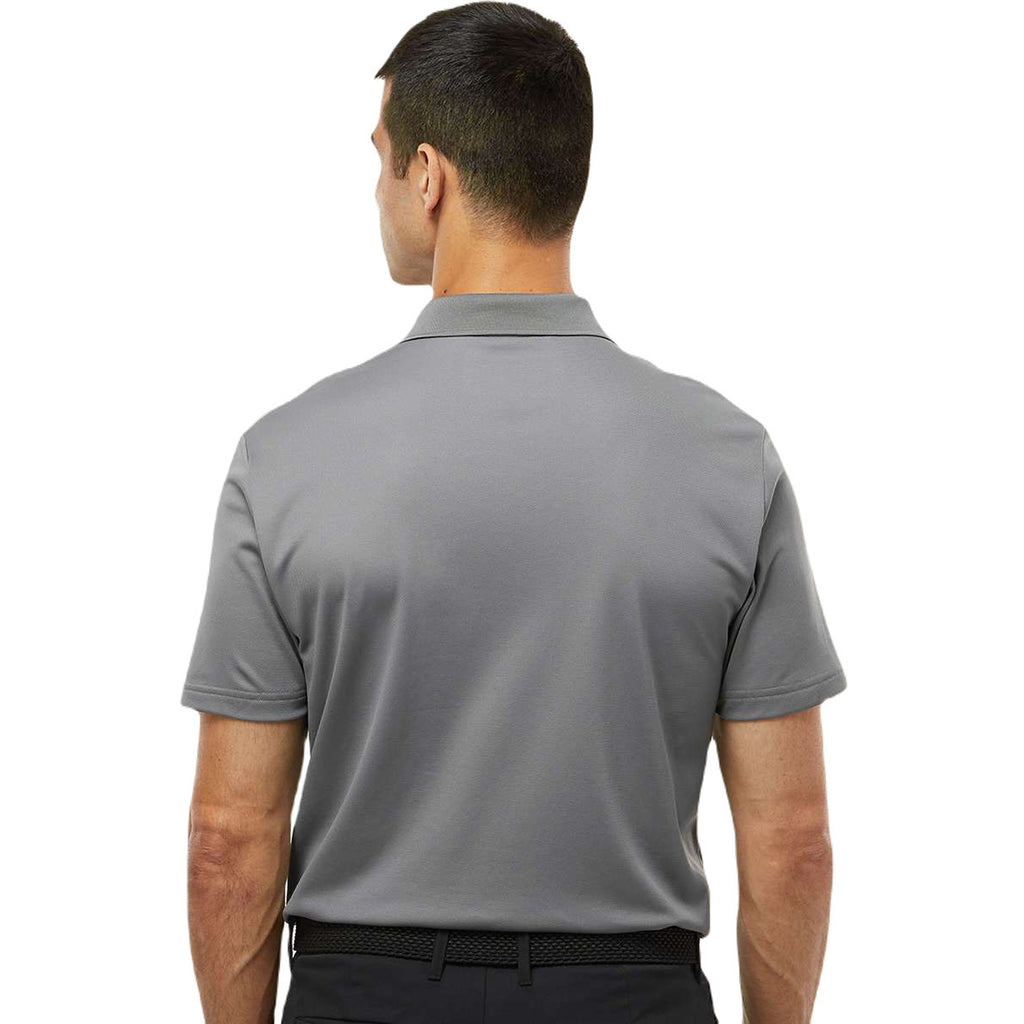 Adidas Men's Grey Three Basic Sport Polo