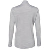 adidas Women's Mid Grey Melange Lightweight Quarter Zip