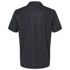 adidas Men's Black/Grey Three Pine Tree Polo