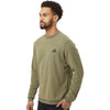 Adidas Men's Olive Strata Crewneck Sweatshirt