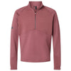 Adidas Men's Quiet Crimson Quarter Zip Pullover