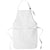 Port Authority White Full-Length Two-Pocket Bib Apron