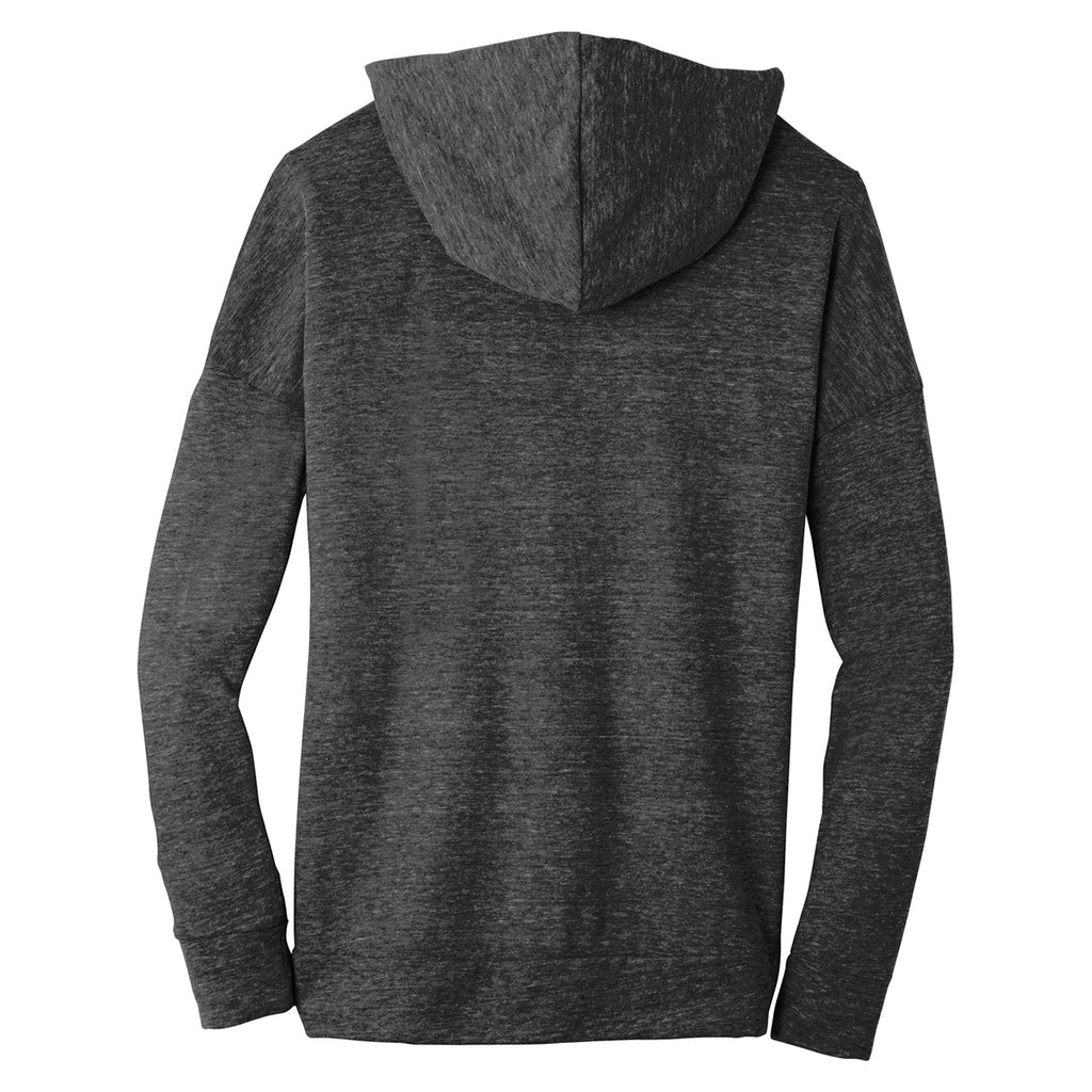 Alternative Apparel Women's Eco Heather Black Eco-Jersey Cool-Down Zip Hoodie