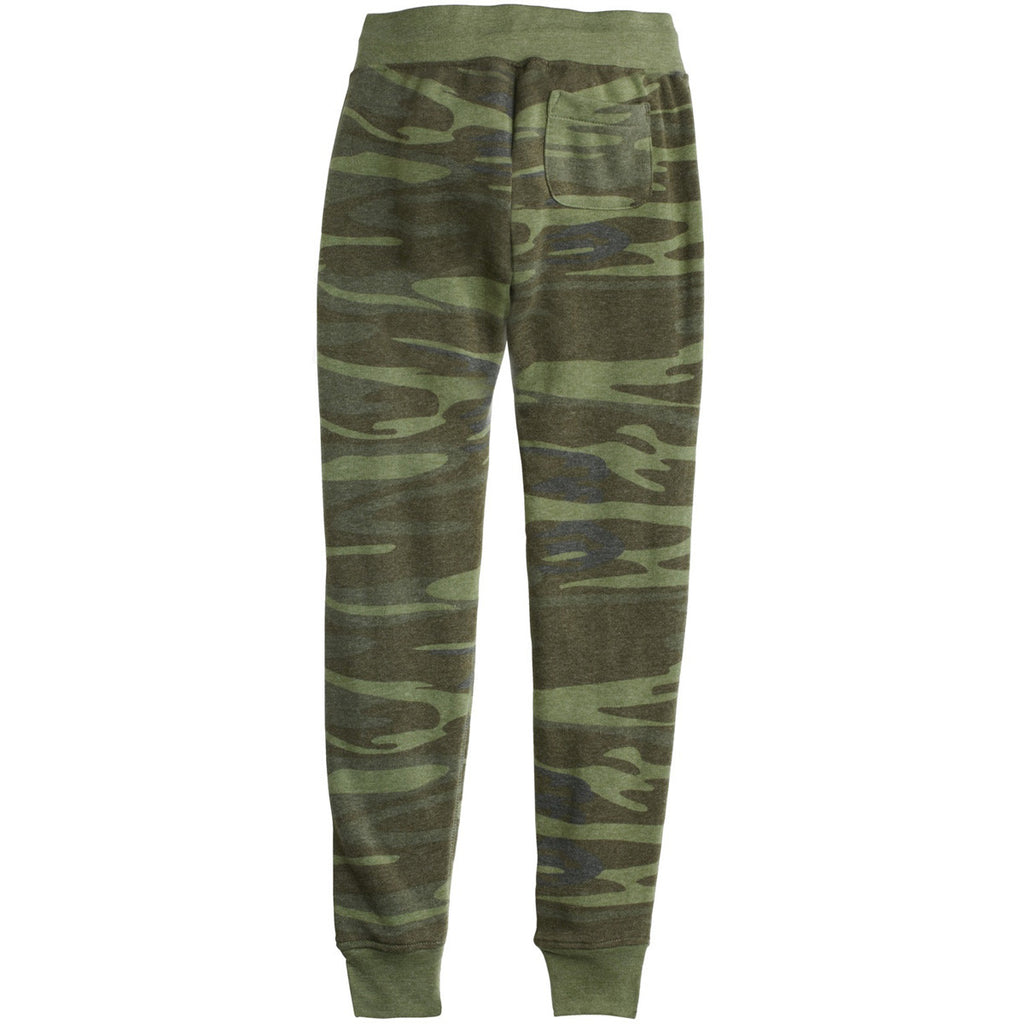 Alternative Apparel Women's Camo Jogger Eco-Fleece Pant