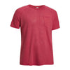 Expert Men's Dark Heather Red Workman Short Sleeve Raglan Crew