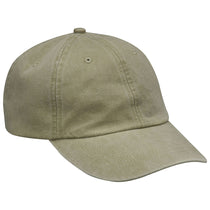 Adams Khaki 6 Panel Low-Profile Washed Pigment-Dyed Cap