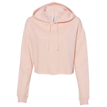 Independent Trading Co. Women's Blush Lightweight Cropped Hooded Sweatshirt