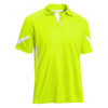 Expert Men's Safety Yellow/White Camp Polo