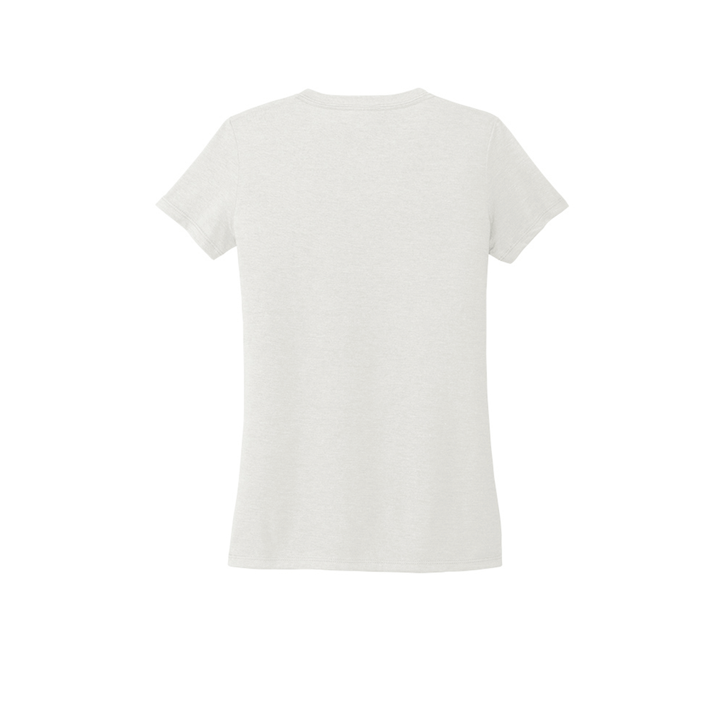 Allmade Women's Fairly White Tri-Blend V-Neck Tee