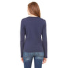 Bella + Canvas Women's Navy Jersey Long-Sleeve T-Shirt