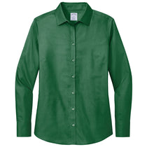 Brooks Brothers Women's Club Green Wrinkle-Free Stretch Nailhead Shirt