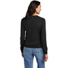 Brooks Brothers Women's Deep Black Washable Merino V-Neck Sweater