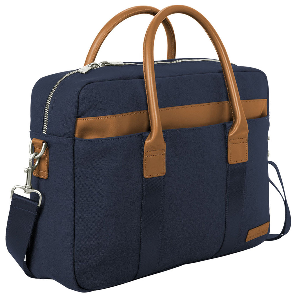 Brooks Brothers Navy Blazer Wells Briefcase