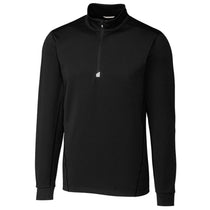 Cutter & Buck Men's Black Tall DryTec Traverse Half-Zip