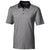 Cutter & Buck Men's Black Tall Forge Polo Tonal Stripe