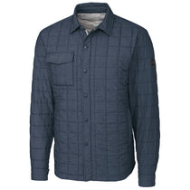 Cutter & Buck Men's Anthracite Melange Tall Rainier Shirt Jacket