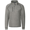 Cutter & Buck Men's Polished Heather Tall Mainsail Half Zip