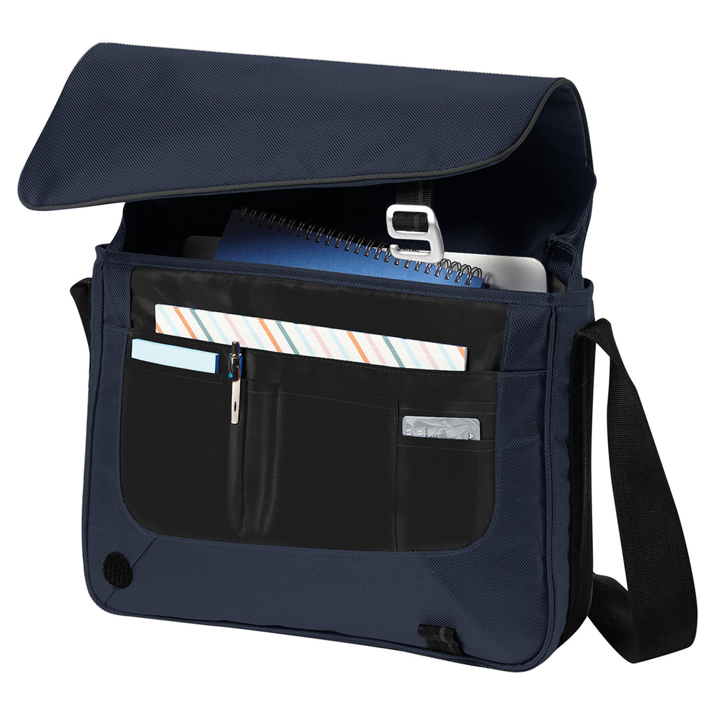 Port Authority Dark Steel Blue Transit Messenger